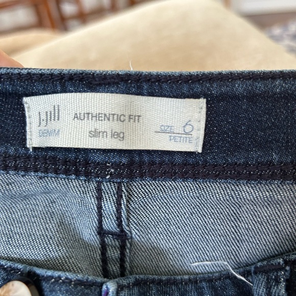 J.Jill Jeans, Blue, 6 Petite - Picture 4 of 7